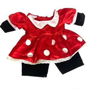 Build A Bear Downtown Disney Minnie Mouse Outfit Costume